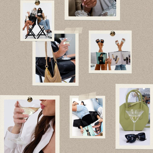 Designer & Champagne Collage Kit