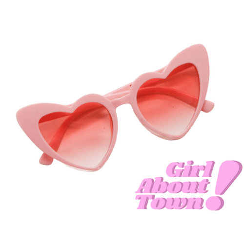 Light Pink Heart Sunglasses